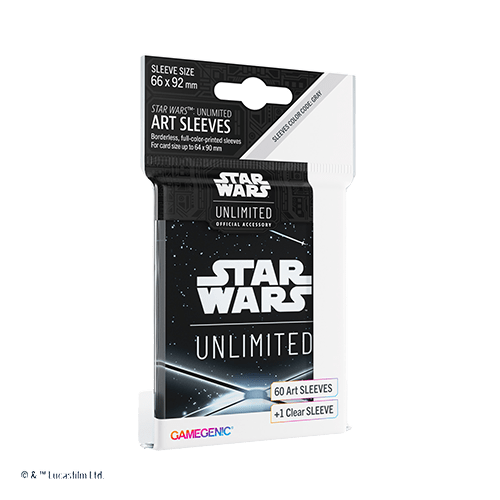 Star Wars: Unlimited Art Sleeves Card Back Black