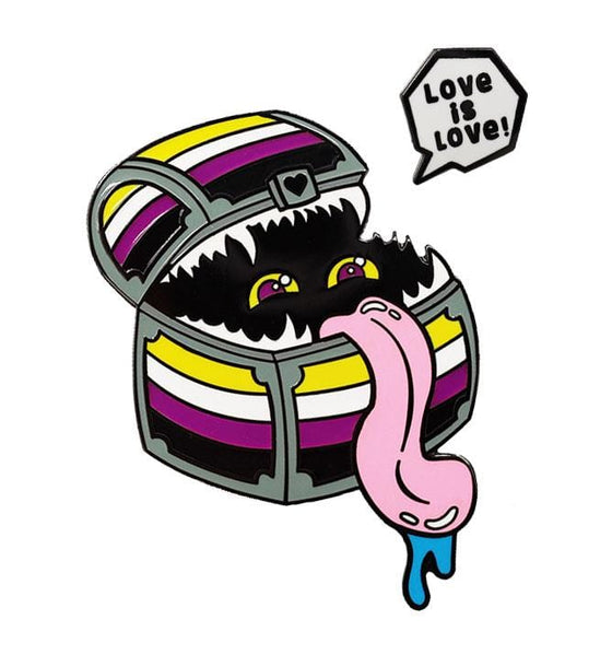 Enamel Mimic Pride Pin - Non Binary