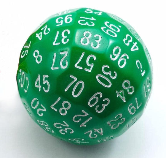 100 Sided Die - Green D100