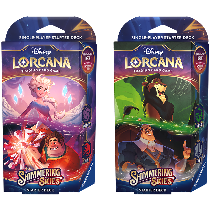 Disney Lorcana Starter Deck Shimmering Skies