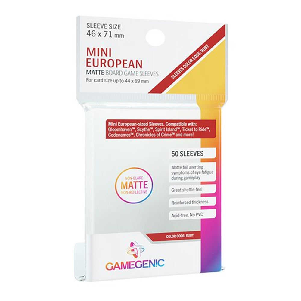 Gamegenic Mini European Matte Sleeves (50)