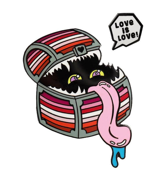 Enamel Mimic Pride Pin - Community Lesbian