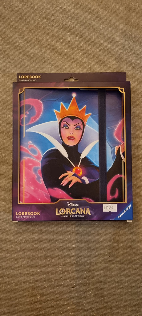 Disney Lorcana Lorebook Evil Queen