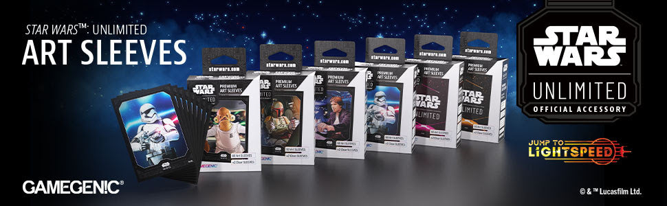 Star Wars: Unlimited Jump to Lightspeed Art Sleeves - Preorder