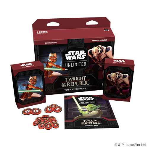 Star Wars: Unlimited Twilight of the Republic 2 Player Starter Set ...