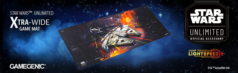 Star Wars: Unlimited Jump to Lightspeed Xtra-Wide Game Mat - Millennium Falcon Preorder